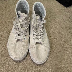 Vans White High-Top Sneakers